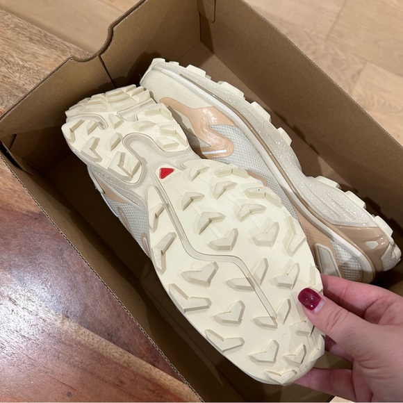 Salomon XT-Rush 2 Trainers Sneakers Bleached Sand Hazelnut - Picture 5 of 6